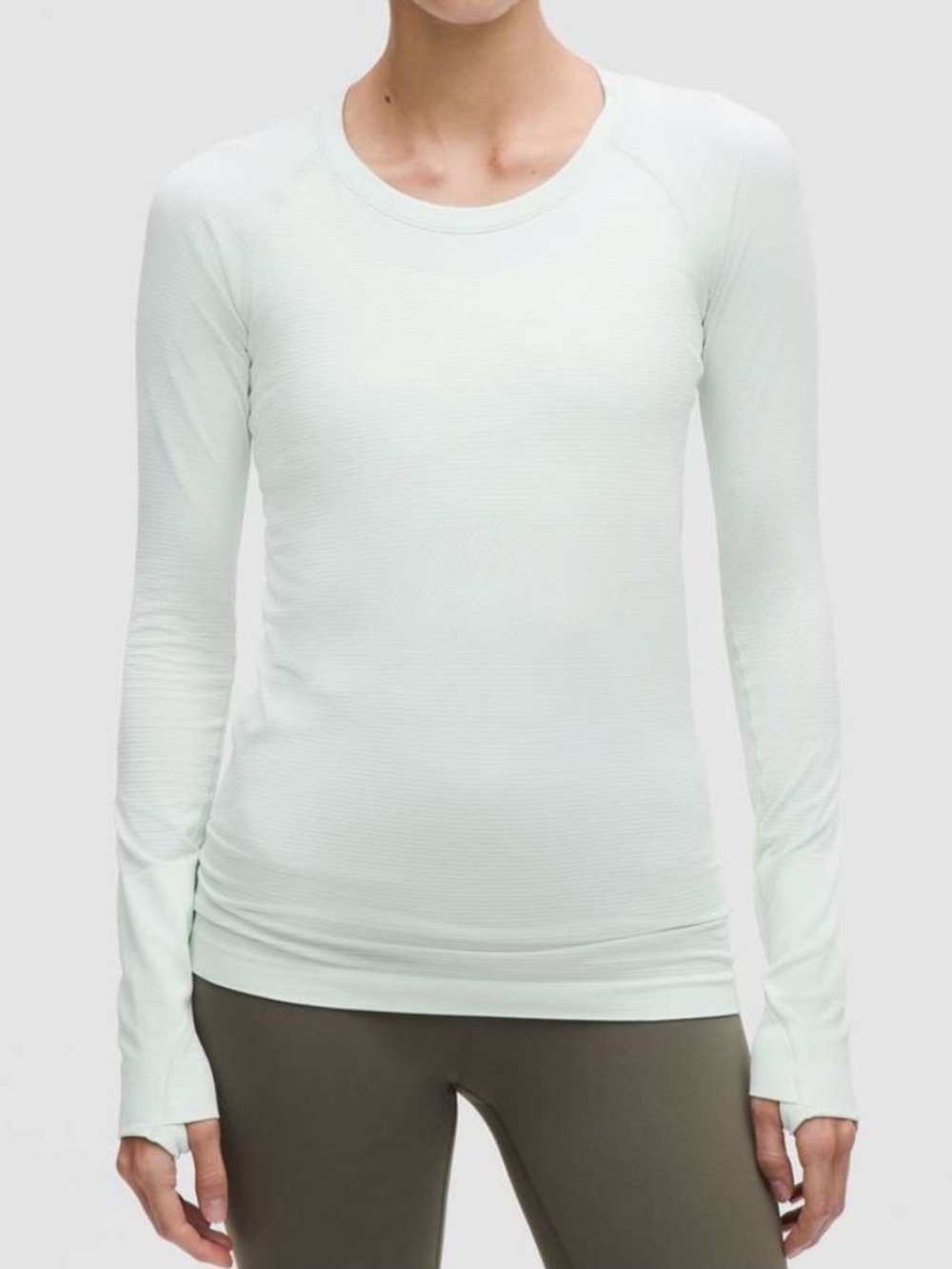 Lululemon Swiftly Tech Long-Sleeve Shirt Thumbholes Size 6
